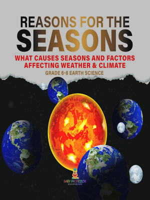 cover image of Reason for the Seasons | What Causes Seasons and Factors Affecting Weather & Climate | Grade 6-8 Earth Science